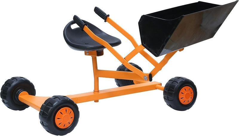 Lightweight Metal Ride-On Bulldozer Toy with Wide Shovel for Young Children Magic Cars 8