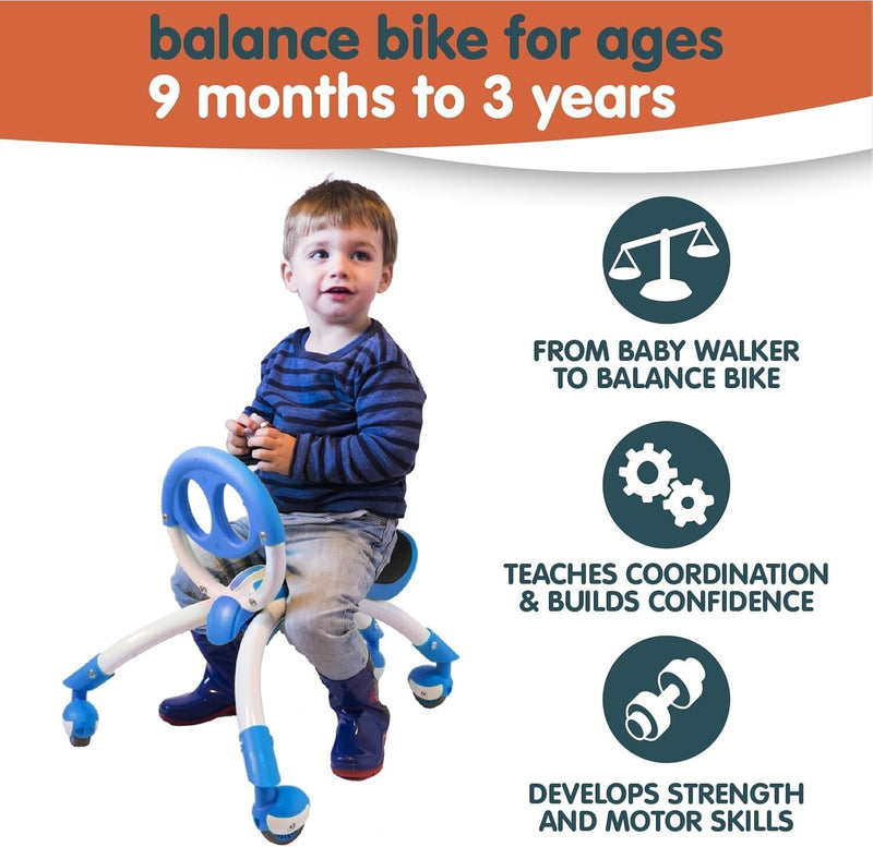 Lightweight Ride-On Toy with Safety Features for Toddlers Ages 9 Months+ Magic Cars 4