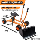 Lightweight Kids Sand Digger with 360° Rotating Seat and Extra Wide Scoop Design Magic Cars 8