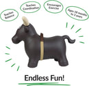 Inflatable Rodeo Bull Ride-On Toy Set for Toddlers and Kids Magic Cars 4