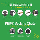 Inflatable Rodeo Bull Ride-On Toy Set for Toddlers and Kids Magic Cars 5