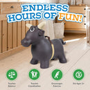 Inflatable Toddler Bull Rider with Safety Chute Toy Set Magic Cars 6