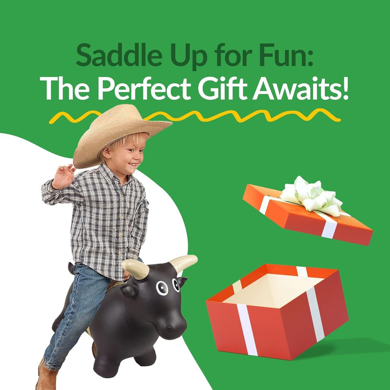 Inflatable Rodeo Bull Ride-On Toy for Toddlers and Kids Magic Cars 6