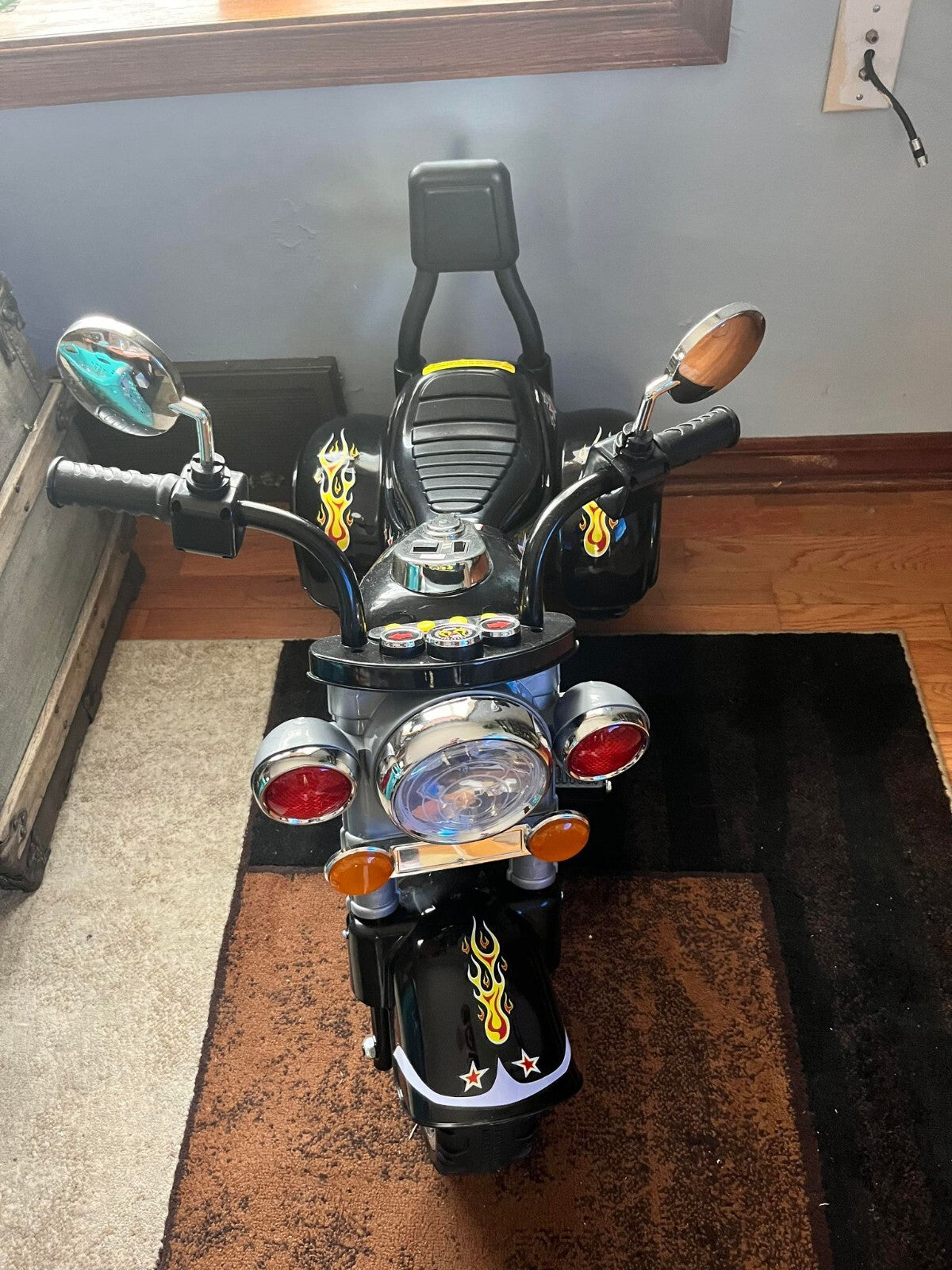 Little Rider 3-Wheel Trike Road Warrior Black Chopper Motorcycle for A