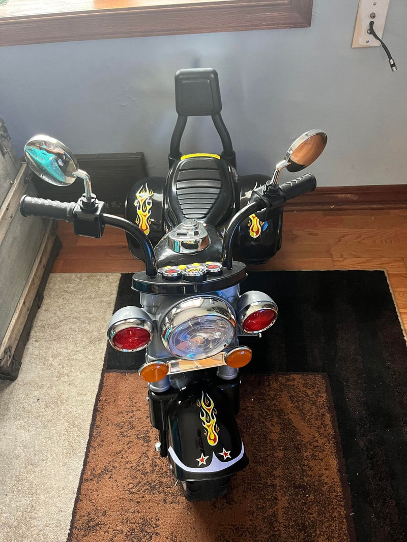 Little Rider 3-Wheel Trike Road Warrior Black Chopper Motorcycle for Ages 2-5 Years Magic Cars 1