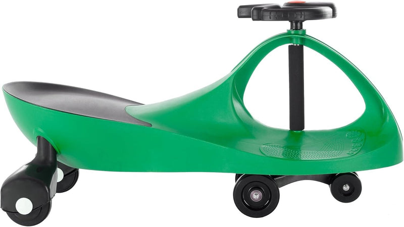 Green Wiggle Ride-On Car for Kids - Safe and Durable Indoor Outdoor Toy Magic Cars 4