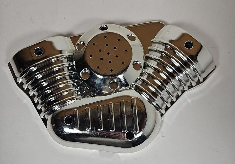 Kids Ride-On Adventure Rider Left Chrome Engine Cover Part for Little Rider Motorcycle Magic Cars Variant 0