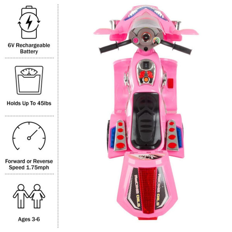 Little Rider 3-Wheel Motorcycle Trike Ride-On Toy for Kids Magic Cars 2