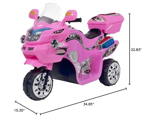 Little Rider 3-Wheel Motorcycle Trike Ride-On Toy for Kids Magic Cars 1