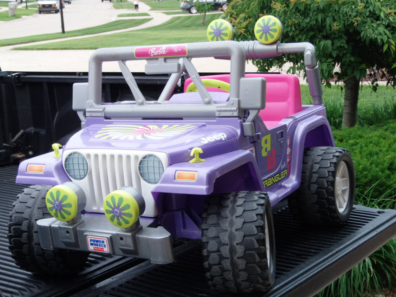 Lime Star Burst Jeep Fog Lamp Covers Power Wheels Jeep Wrangler Rollbar Bumpers Magic Cars 4