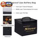 Fireproof and Explosionproof Lipo Battery Storage Bag with Divider and Large Capacity Magic Cars 3