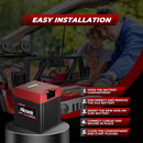 12V 12Ah Lithium LiFePO4 Replacement Battery for Ride-On Power Wheels Toy, 2-Pack Magic Cars 2