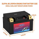 12V 2.5Ah Lithium DLF4L-BS Battery for Motorcycle ATV UTV Jet Ski 4-Wheeler Quad Magic Cars 3