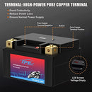 12V 2.5Ah Lithium DLF4L-BS Battery for Motorcycle ATV UTV Jet Ski 4-Wheeler Quad Magic Cars 5