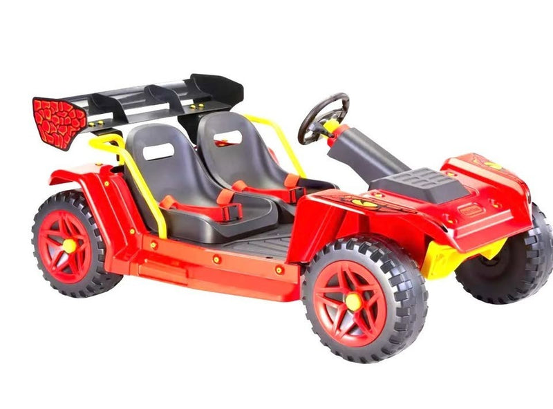 12V Dino Dune Buggy Electric Ride-On for 2 Kids Ages 3-6 Magic Cars 2