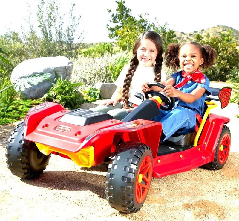 12V Dino Dune Buggy Electric Ride-On for 2 Kids Ages 3-6 Magic Cars 3