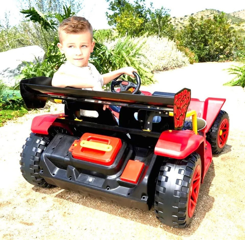 12V Dino Dune Buggy Electric Ride-On for 2 Kids Ages 3-6 Magic Cars Variant 0