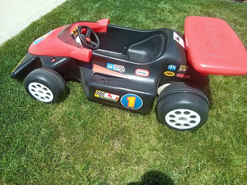 Battery-Powered Little Tikes Formula 500 Indy Kids Ride-On Race Car Toy 1994 Model Magic Cars 2