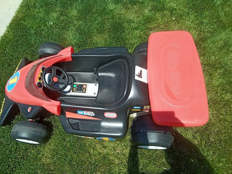 Battery-Powered Little Tikes Formula 500 Indy Kids Ride-On Race Car Toy 1994 Model Magic Cars 3