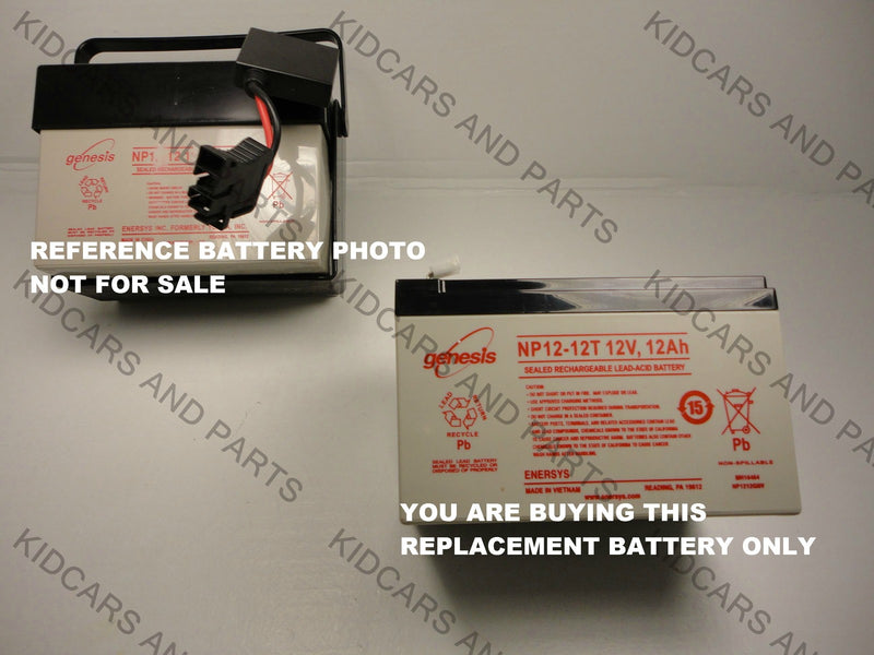 Little Tikes Hummer Replacement 12 Volt 12Ah Battery No Wires or Plug Magic Cars 1