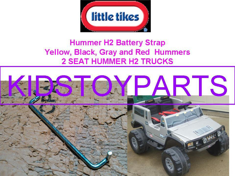 Little Tikes Hummer H2 Battery-Powered Truck with Strap and Durable Wheels in Red, Gray, Black, and Red Magic Cars Variant 0