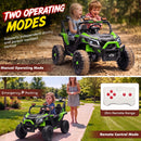 Qaba 24V Dual Seat Electric Truck for Older Kids with Remote Control