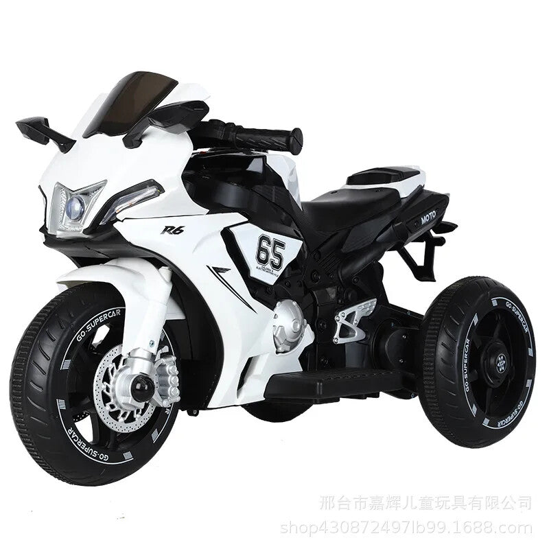 Children's Large Dual Drive Ride-On Remote Control Motorcycle, Supports up to 50KG Magic Cars 2