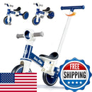 L00112 5-in-1 Toddler Balance Tricycle for Ages 1-3 Magic Cars Variant 0