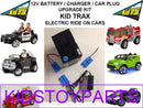 Long-Lasting 12V Rechargeable Battery and Charger Replacement for Kid Trax Cars with Car Plug Magic Cars 0