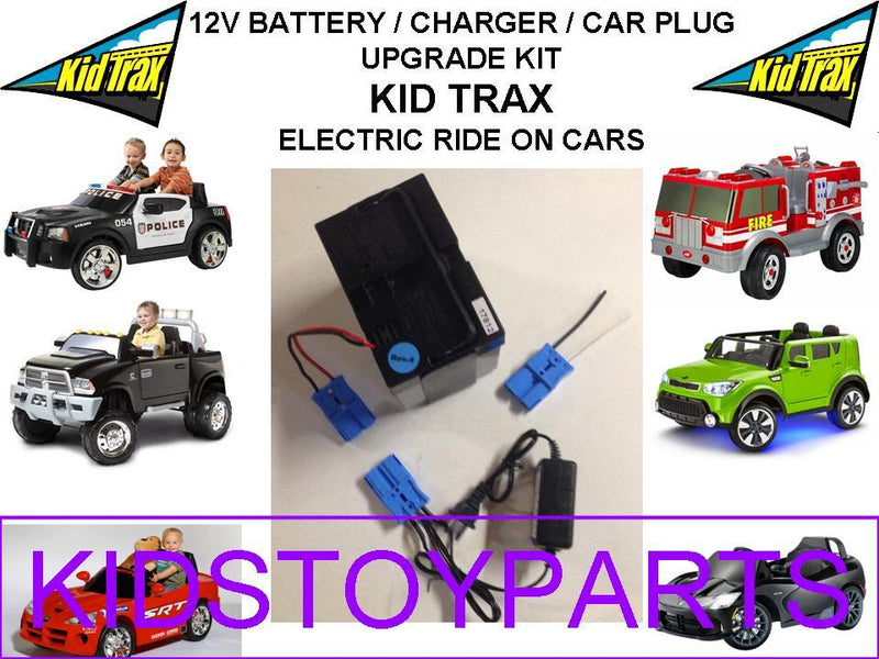 Long-Lasting 12V Rechargeable Battery and Charger Replacement for Kid Trax Cars with Car Plug Magic Cars 0