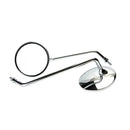 Long Stem Chrome Scooter Mirror Set for Universal 8mm