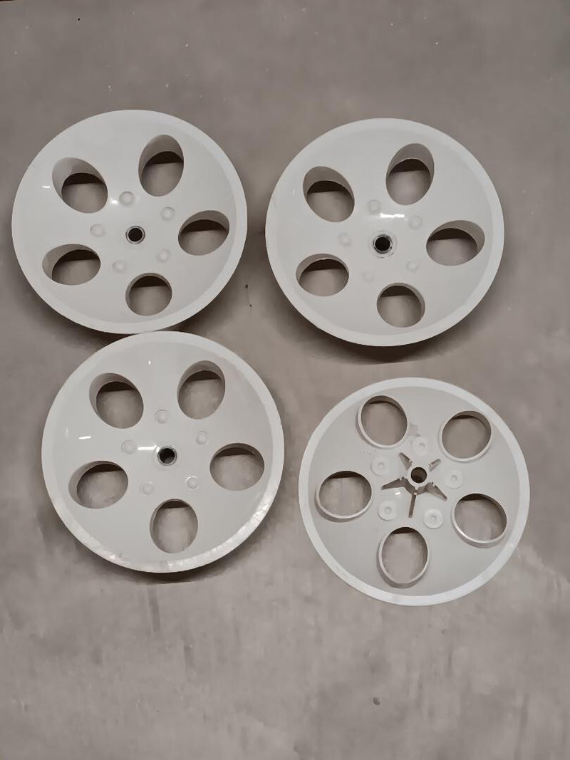 Honeycomb Power Quad Runner White Wheel Hub Caps Magic Cars 0