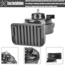 12V Waterproof Electric Car Horn Kit with High/Low Tone Snail Horn for Toyota Magic Cars 5