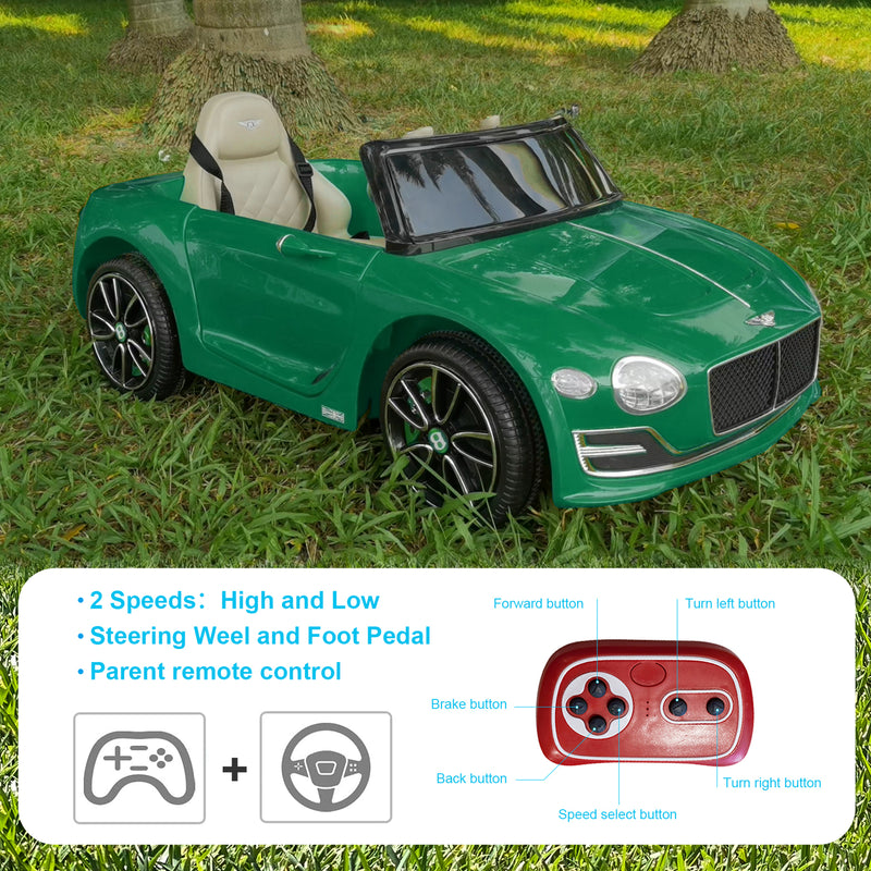 Luxury EXP12 Kids Ride-On Car with 2 Speeds, MP3, Remote Control, and LED Lights Magic Cars 10