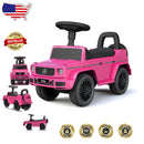 Luxury Pink 3-in-1 Kids Push Car Stroller Ride-On and Walker Magic Cars 0