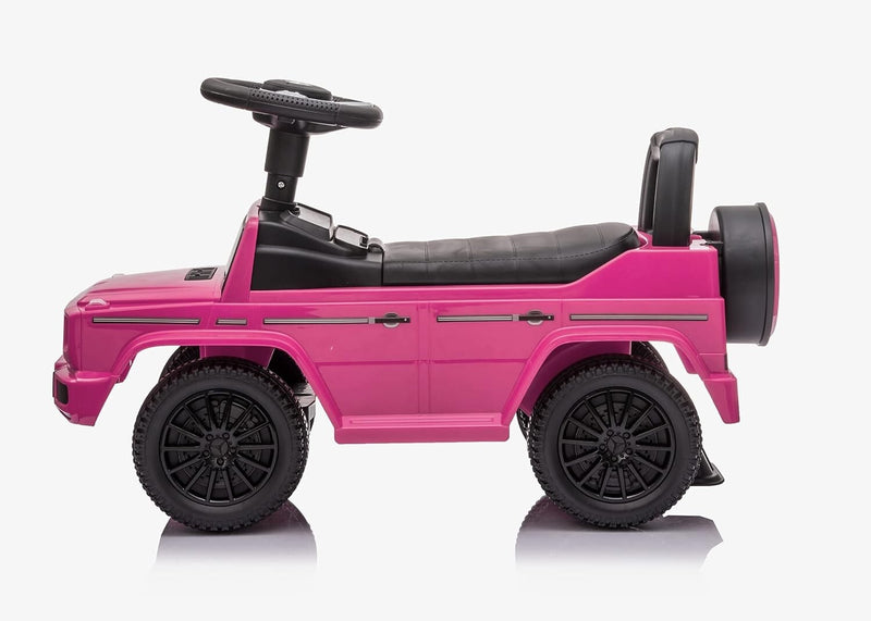 Luxury Pink 3-in-1 Kids Push Car Stroller Ride-On and Walker Magic Cars 3