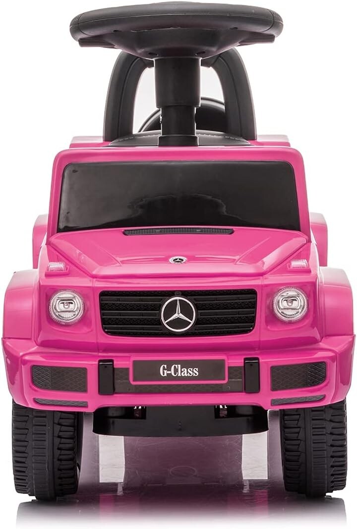 Luxury Pink 3-in-1 Kids Push Car Stroller Ride-On and Walker Magic Cars 4