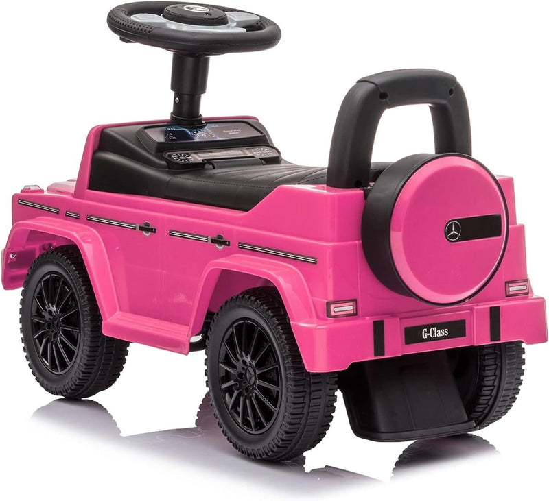 Luxury Pink 3-in-1 Kids Push Car Stroller Ride-On and Walker Magic Cars 5