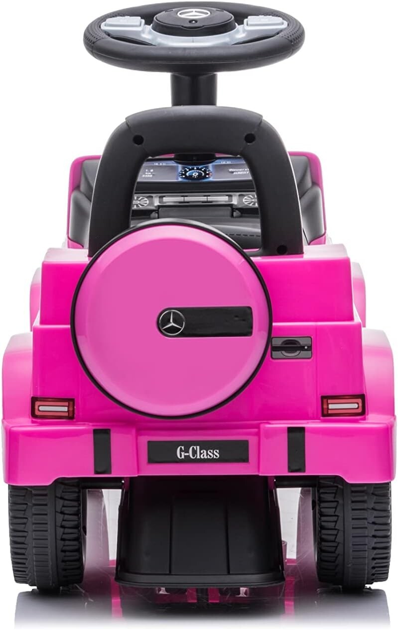 Luxury Pink 3-in-1 Kids Push Car Stroller Ride-On and Walker Magic Cars 6