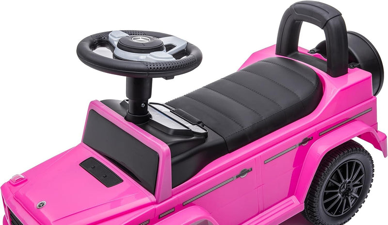 Luxury Pink 3-in-1 Kids Push Car Stroller Ride-On and Walker Magic Cars 7