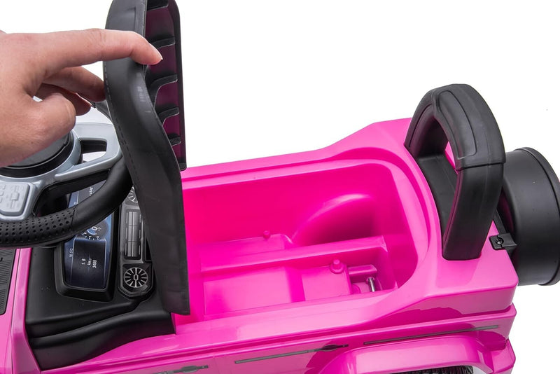 Luxury Pink 3-in-1 Kids Push Car Stroller Ride-On and Walker Magic Cars 8