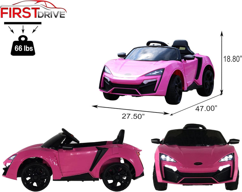 12V Motorized Kids Electric Ride-On Car with Hypersport Style Magic Cars 1