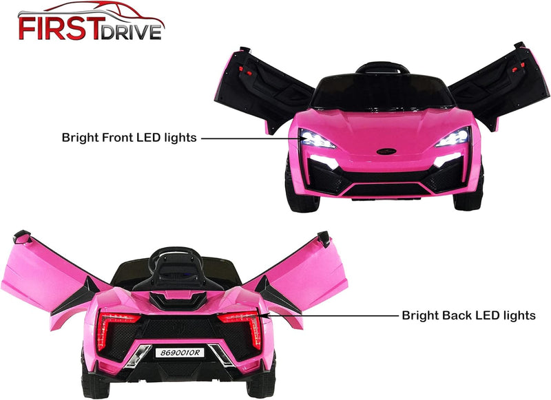 12V Motorized Kids Electric Ride-On Car with Hypersport Style Magic Cars 6