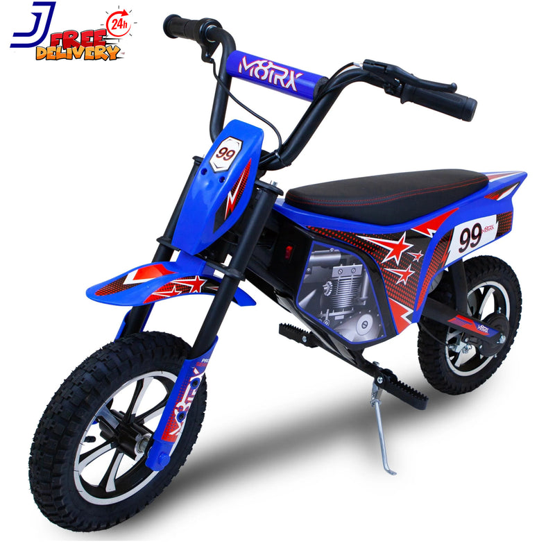 24V Blue Electric Dirt Bike Ride-On Toy Motorcycle for Kids and Teens Magic Cars Variant 0