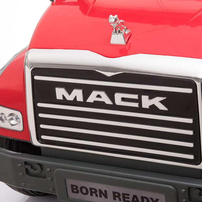 Mack Truck 2 Seater Children's Electric Car W/Mack Hood Ornament