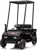 Magic Cars 12V Kids Golf Cart in Black - image 1