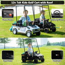 Magic Cars 12V Kids Golf Cart in Black - image 4