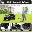 Magic Cars 12V Kids Golf Cart in Black - image 5