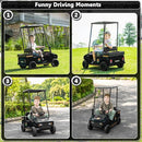 Magic Cars 12V Kids Golf Cart in Black - image 6