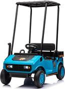 Magic Cars 12V Kids Golf Cart in Blue - image 1
